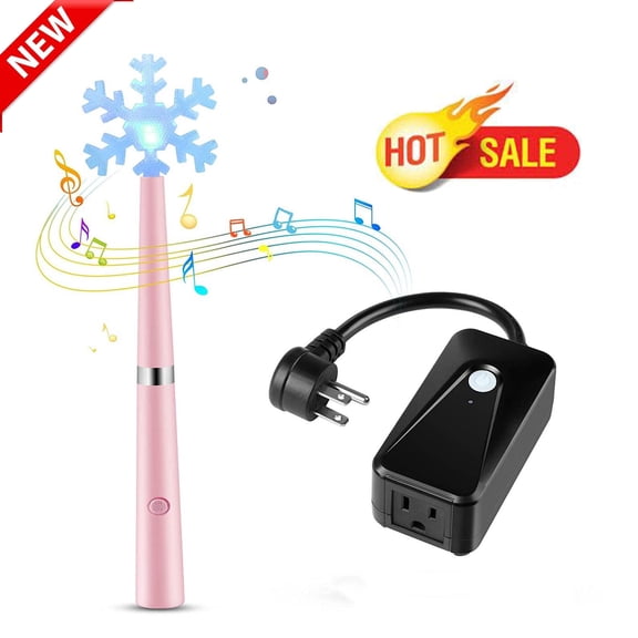 Tarmeek Christmas Tree Light Magic Wand with Glowing Star Tip, Christmas Light Controller, Xmas Tree Remote Control Wand for Christmas String Lights, Christmas Gifts