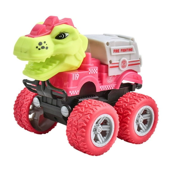 Tarmeek Construction Truck Toys for Toddlers,Dinosaur Push and Go Cars Sandbox Excavator Toy Trucks Vehicles Bulldozer Road Roller Toy,Birthday Thanksgiving Christmas Gifts for 3+ Years Old Kids