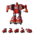 thumbnail image 1 of Tarmeek Construction Trucks Toy for 2 3 4 5 6 + Year Old Boys,Dinosaur Assembly Dinosaur Vehicles Fire Engineering Vehicle Excavator Bulldozer Puzzle Toy,Birthday Christmas Gifts for 3+ Years Old, 1 of 6