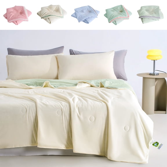 Tarmeek Cooling Blanket Summer Cooling Quilt 150x200cm Air Conditioner Quilt Thin Quilt Single Quilt Cooling Blanket Lightweight Breathable for Hot Sleepers Daily Use