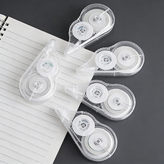 Tarmeek Correction Tape, Replaceable Refill Correction Tape, Portable Mini Smooth Non-Break PET Tape, Strong Coverage Smooth Application Precise Control for Office & Home