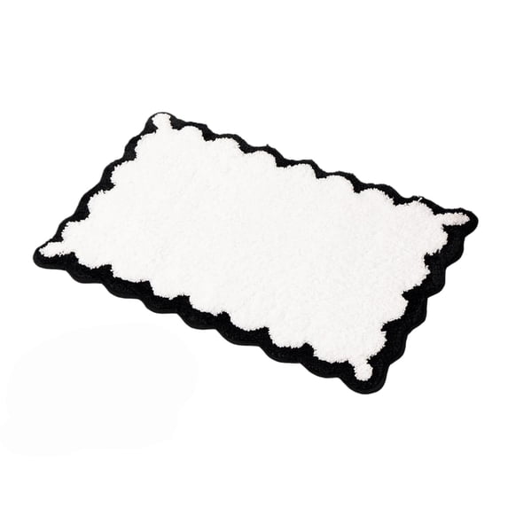 Tarmeek Crystal Velvet Bathroom Mat 20x32 Inch Non-Slip Fluffy Absorbent Washable Rug for Home Entryway Kitchen Bedroom
