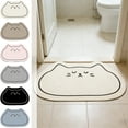 thumbnail image 1 of Tarmeek Cute Cat Shaped Doormat 16x24 Inch, Cute Welcome Mat Non-Slip and Dirt Resistant, Fast Dry Absorbent for Bathroom Kitchen Entry, Floor Mat Home Decor, 1 of 7