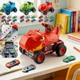thumbnail image 1 of Tarmeek Dinosaur Catapult Race Car Track Set, 7-Pack Launching Toy Cars with Tracks Kids Toys for Ages 2-4 5-7, Interactive Racing Game Gift for Boys, Christmas Birthday Gifts for Kids Boys Gifts, 1 of 8