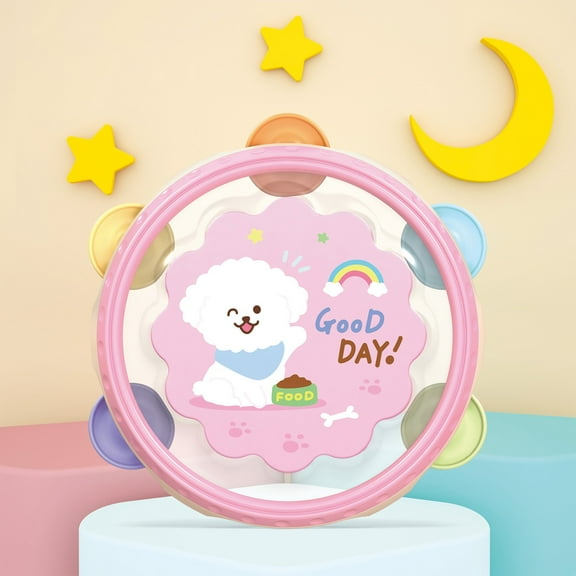 Tarmeek Educational Toy,Musical Toys for Toddlers,Factory Direct Baby Hand Beat Drum Rattle Drum Orff Kindergarten Music Enlightenment,Birthday Christmas Gift Idea for Boys Girls