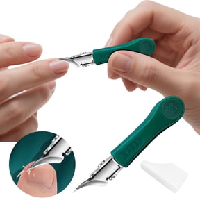 Tarmeek Extra Long Sharp Pointed Nail Clippers for Ingrown Toenails, Stainless Steel Heavy Duty Cuticle Nipper with Anti-Splash Design, Professional Grade Manicure Pedicure Tools for Thick Nails