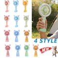 thumbnail image 1 of Tarmeek Handheld Fan, Mini Fan, Portable Fan Cute Deer Design USB Rechargeable with Soft Night Light for Office Travel, Summer Cooling (Light Ring), 1 of 7