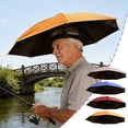thumbnail image 1 of Tarmeek Hands-Free Outdoor Umbrella Hat, Sun & Rain Protection Cap with 27 Inch Dome, Adjustable Headband Foldable Lightweight for Fishing Hiking Gardening Outdoor Travel, Unisex Umbrella Hat, 1 of 7
