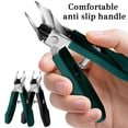 thumbnail image 1 of Tarmeek Heavy Duty Slant Toe Nail Clippers for Thick Nails, Large Opening Anti-Splash Stainless Steel Nail Cutter with Sharp Blade, Professional Pedicure Tool for Ingrown Toenails, Green, 1 of 4