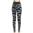 thumbnail image 1 of Tarmeek Imitation Denim Leggings for Women - Sexy Camouflage Printed Tummy Control Yoga Pants Casual Soft Stretch Trousers Tights Full Length High Waisted Running Workout Leggings, 1 of 9