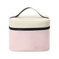 thumbnail image 1 of Tarmeek Insulated Lunch Bag for Women Men, Reusable Thermal Cooler Bag with Colorful Patchwork Design, Leakproof Portable Picnic Bag for Office, Beach, Hiking, and Outdoor Travel, Pink, 1 of 6