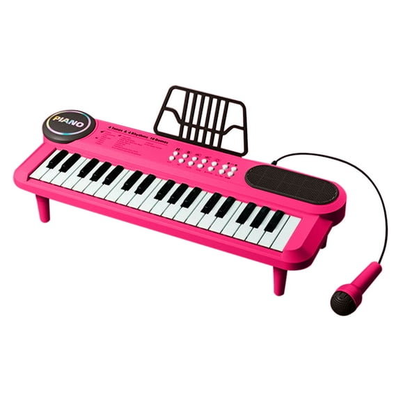 Tarmeek Kids Keyboards Piano with Microphone, Kids Toy 37 Key Piano Keyboard Musical Protable Early Education Electronic Instrument Toy Christmas Birthday Presents for Boys Girls Age 3 4 5 Years Old