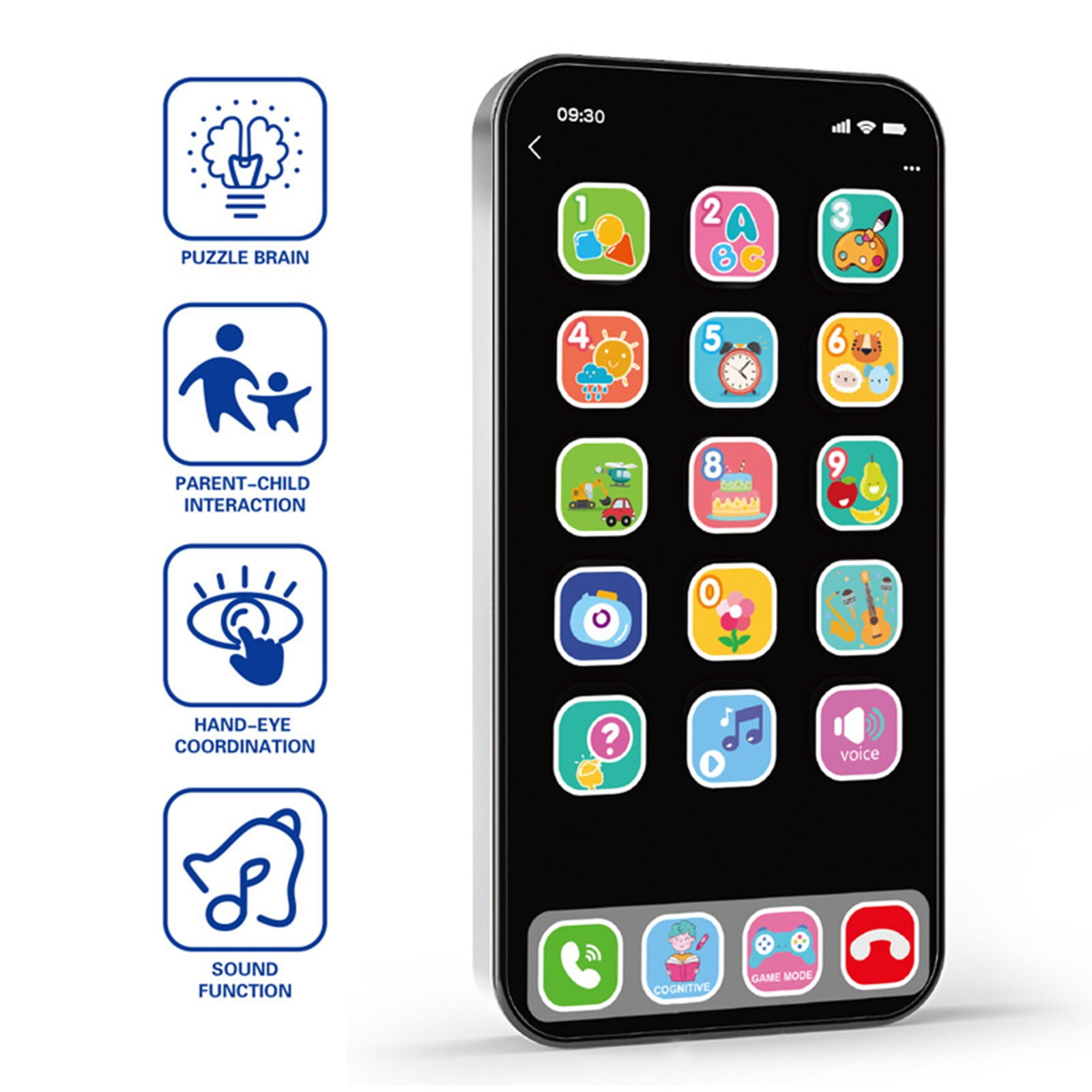 Tarmeek Kids Learning Phone Toys for Kids Age1+ Boys and Girls ...