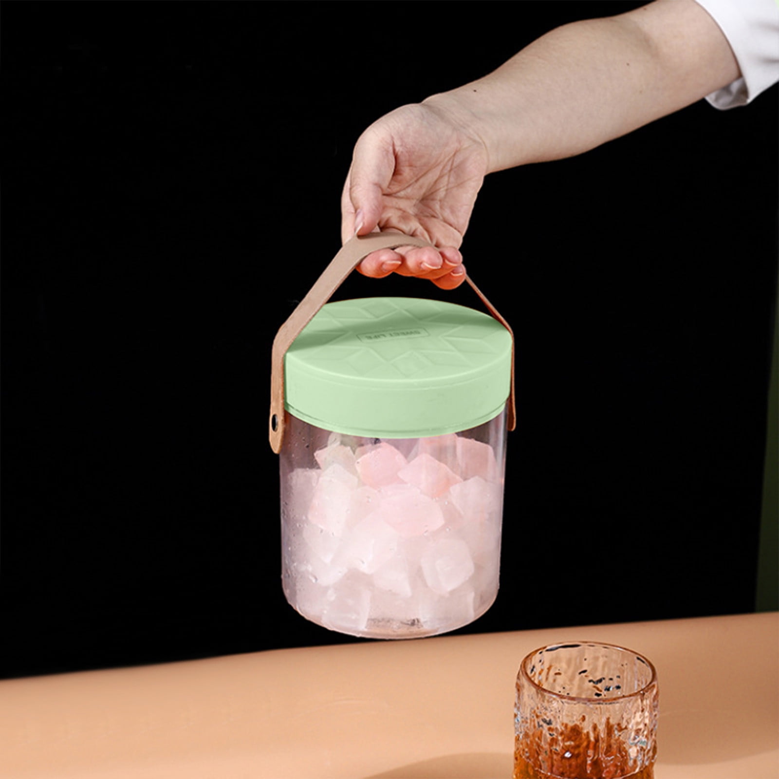 Tarmeek Kitchen Utensils & Gadgets Ice Bucket With Ice Tray, Portable ...