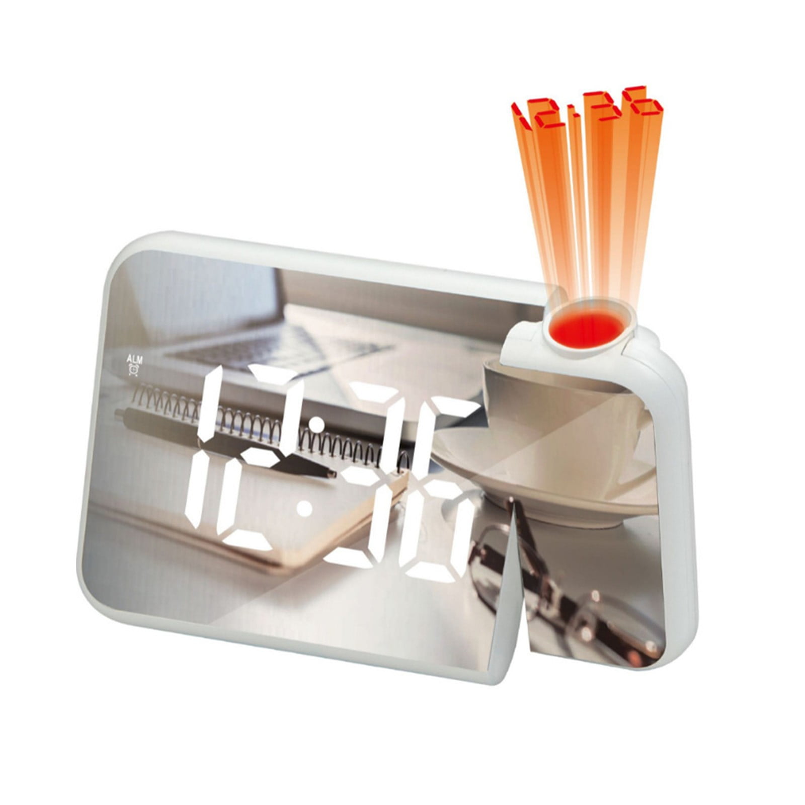 Tarmeek LED Projection Clock, Can Of Displaying Time, Temperature, And