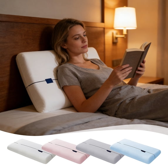 Tarmeek Memory Foam Pillow Slow Rebound Neck Support Orthopedic Pillow Core Cervical Contour Pillow Pressure Adapting Ergonomic Foam Core for Side Back and Stomach Sleepers 70x40cm