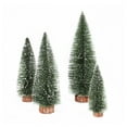 thumbnail image 1 of Tarmeek Mini Christmas Trees, 1PC Sisal Tabletop Christmas Tree Trees with Wood Base, Bottle Brush Trees Xmas Tabletop Trees for Home Kitchen Christmas D茅cor, 1 of 5