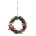 thumbnail image 1 of Tarmeek Mini Christmas Wreath Decorations, Small Wreaths Farmhouse Decoration Artificial Hanging Garlands for Front Door Window Chair Wall, 1 of 6