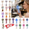thumbnail image 1 of Tarmeek Mini Portable Fan, Small and Powerful, Cute Design Personal Handheld fan and Desktop with Base, Lightweight USB Rechargeable Handheld Mini Fan for Travel Lash Makeup Girl Women Summer Gift, 1 of 7