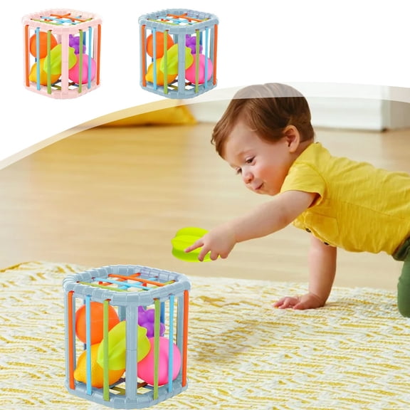 Tarmeek Montessori Toys for 1-3 Year Old Boys and Girls, Baby Sensory Shape Sorter Blocks Toys, Developmental Learning Toy Christmas Birthday Presents for Boys Girls Age 3-6 Years Old