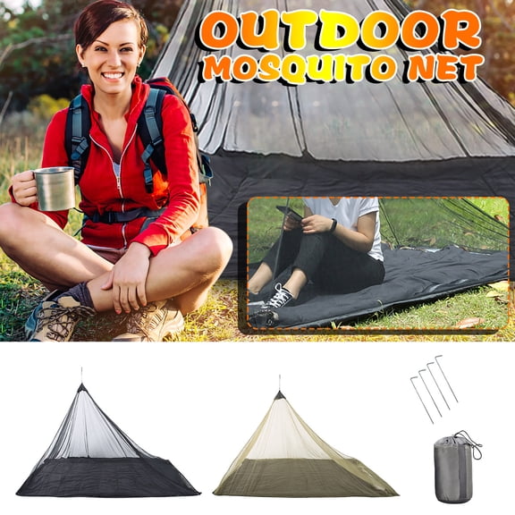 Tarmeek Mosquito Net Screen Mesh for Outdoor Camping Hiking Fishing Tripod Insect Bug Barrier Netting for Patio Garden Gazebo Canopy