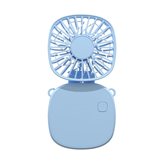 Tarmeek New Usb Handheld Fan 3 Wind Speeds Vertical Blowing Portable Fan USB Mini Desktop Rechargeable Brushless Folding Easy Storage Small Fan