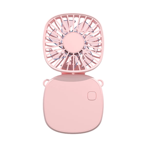 Tarmeek New Usb Handheld Fan 3 Wind Speeds Vertical Blowing Portable Fan USB Mini Desktop Rechargeable Brushless Folding Easy Storage Small Fan