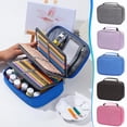 thumbnail image 1 of Tarmeek Pencil Case, 72 Slots with 2 Removable Sleeves Large Capacity Pencil Pouch Handheld, Pencil Box Easy Clean Waterproof, Pen Case Portable Stationery Organizer, 1 of 7