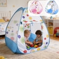 thumbnail image 1 of Tarmeek Pop Up Camping Tent for Kids Indoor Outdoor Playhouse, Easy Setup Waterproof Portable Play Tent with Mesh Windows UV Protection for All Ages Travel Hiking, Pink, 1 of 7