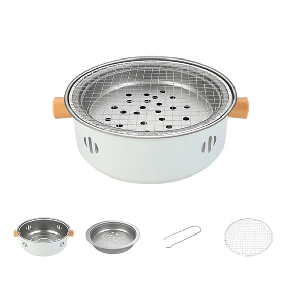 Tarmeek Portable BBQ Grill with Heat-Resistant Charcoal Bowl Durable Kitchen Accessory & Cooking Tool for Outdoor Picnic, Camping, Backyard | Easy to Use & Multi-Functional Kitchen Essential