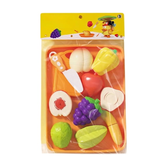 Tarmeek Pretend Play Food Set for Toddlers 2 3 4 Year Old Girls and Boys, Cutting Food Toys, Pretend Food Play Kitchen Accessories, Christmas Birthday giftss for 2 3 4 5 Year Old Kids
