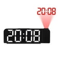 thumbnail image 1 of Tarmeek Projection Alarm Clock with LED Large Display, Electronic Clock with Nebula Galaxy Starry Sky Projector, Timer and Remote Control, 360° Rotation, USB Charging, for Kids Bedroom, 1 of 6