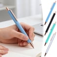 thumbnail image 1 of Tarmeek Push-Button Ballpoint Pen Matte Finish Glue-Coated Business Pen Smooth Writing Ergonomic Grip Creative Office Gift Pen 4-Pack, 1 of 8