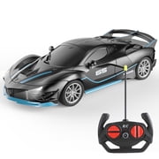 Tarmeek Remote Control Car 2.4Ghz Rechargeable High Speed 1/18 RC Cars Toys for Boys Girls Vehicle Racing Remote Control Car with Headlight Christmas Birthday Gifts for Kids