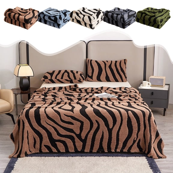 Tarmeek Sherpa Blanket, 60x79 Inch Throw Blanket All-Season Double-Sided Plush, Ultra Soft and Breathable Fleece Blanket for Bed and Sofa