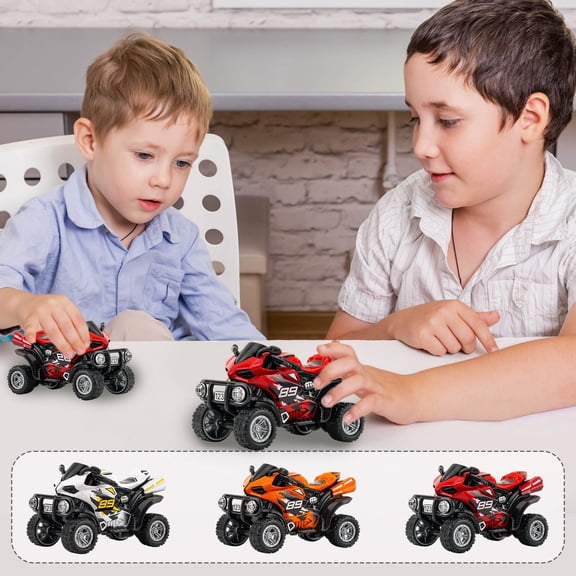 Tarmeek Simulation Alloy Power Motorcycle Toy Car, Pull Back Baby Car Toys for Toddlers 3 4 5, Christmas Stocking Stuffers for Kids, Holiday Christmas Birthday Gifts Party Favors, Goodie Bag