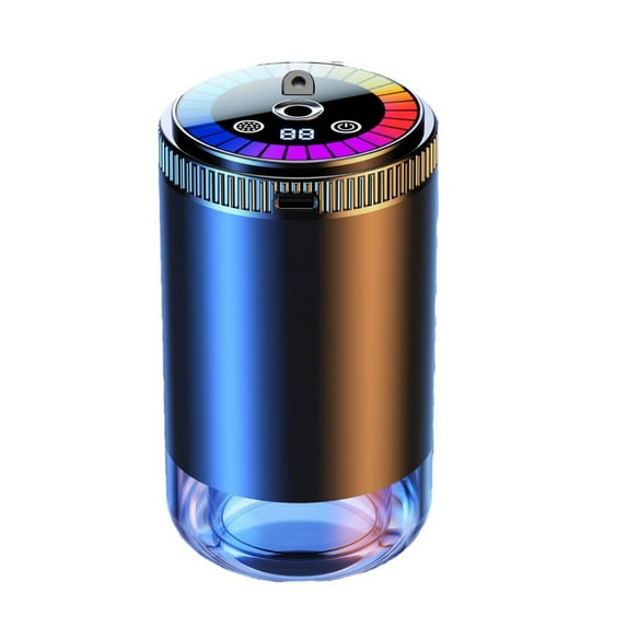 Tarmeek Smart Car Air Freshener Aromatherapy Diffuser, Automatic Spray Essential Oil Dispenser with Starry Sky Light, USB Rechargeable Long Lasting Fragrance for Vehicle Interior Auto Accessory