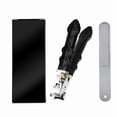 thumbnail image 1 of Tarmeek Stainless Steel Nail Clipper Set 3 Pcs, Heavy Duty Sharp Toenail Clippers for Thick Nails, Professional Grade Manicure Pedicure Tool for Ingrown Toenails, Durable Rust-Proof Nail Care Kit, 1 of 7