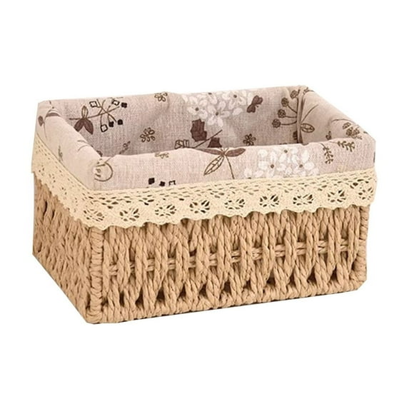 Tarmeek Storage Basket, Storage Bins Organizing Bins for Shelves,Desktop,Office, Bedroom, Dorm,Classroom, Fabric Storage Cubes for Organizer Toy Cloth Gift Closet(Small Size)