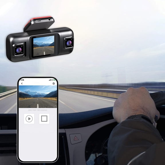 Tarmeek Triple Lens Dash Cam Front and Sides, 4K Ultra HD Car Camera with WiFi Night Vision, Wide Angle Dashboard Recorder with Parking Monitor and G-Sensor