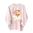 thumbnail image 1 of Deals of the Day,Tarmeek Ugly Christmas Sweater for Women Funny Cute Reindeer Print Long Sleeve Shirts Cute Womens Tops Novelty Xmas Crewneck Sweatshirts,Christmas Gifts for Women, 1 of 5