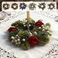thumbnail image 1 of Tarmeek Valentine's Day Candle Ring, Romantic Candle Centerpiece Wreath for Romantic Dinner Table Decor, Valentines Day Decorations Candelabra Creates Cozy Ambiance for Valentine's Day Dinner, 1 of 9