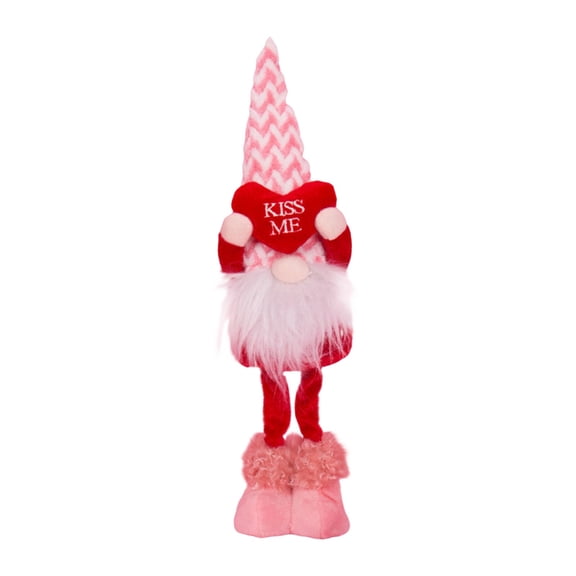 Tarmeek Valentine's Day Glitter Gnome Plush Elf Decorations - Cupid Mr and Mrs Handmade Scandinavian Tomte for Valentine's Day Decoration - Tiered Tray Decor, Valentines Day Gift, Home Decoration