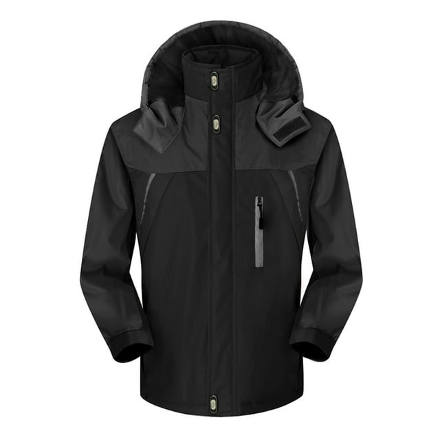 Tarmeek Waterproof Ski Jacket for Men Warm Winter Outdoor Solid Color ...