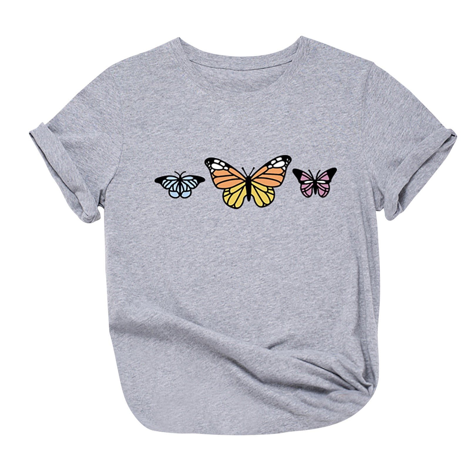 HERLOLLYCHIPS Women's Cute Heart Graphic Tee - Soft Short Sleeve Crewneck Top, Deep Green