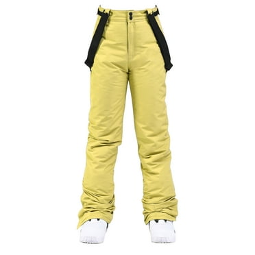 Tarmeek Womens Snow Bibs Ski Pants Winter Warm Insulated Waterproof Ski Bib Overalls Snowboarding Pants Outdoor Snow Pants with Pockets
