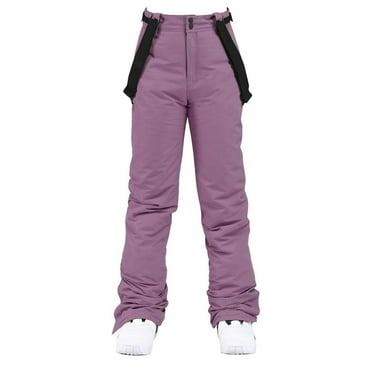 Tarmeek Womens Snow Bibs Ski Pants Winter Warm Insulated Waterproof Ski Bib Overalls Snowboarding Pants Outdoor Snow Pants with Pockets
