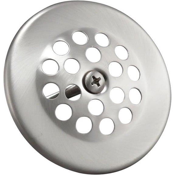 Tarnish Free Bath Drain Strainer Dome Cover, Brushed Nickel