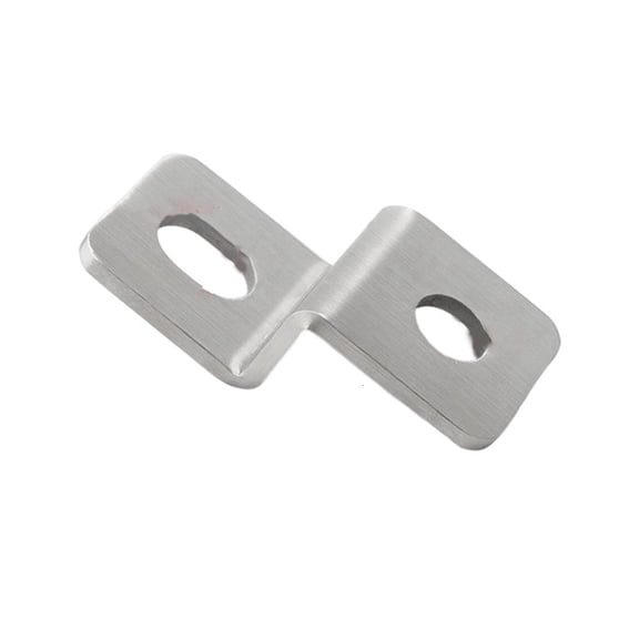 Tarnish-No-Cost Steel Right Slant Brackets And Universal U Clamps For Home And Office Use