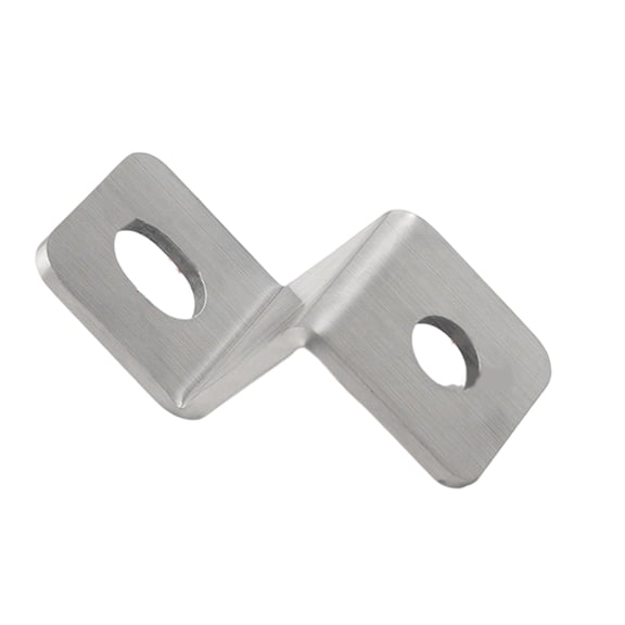Tarnish-Not-Cost Steel Slant Brackets And U Clamps For Secure Furniture Assembly And Pipe Fixing